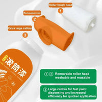 Antibacterial Wall Paint β Strong Repair Latex Paint with Roller Brush for Living Room & Kitchen